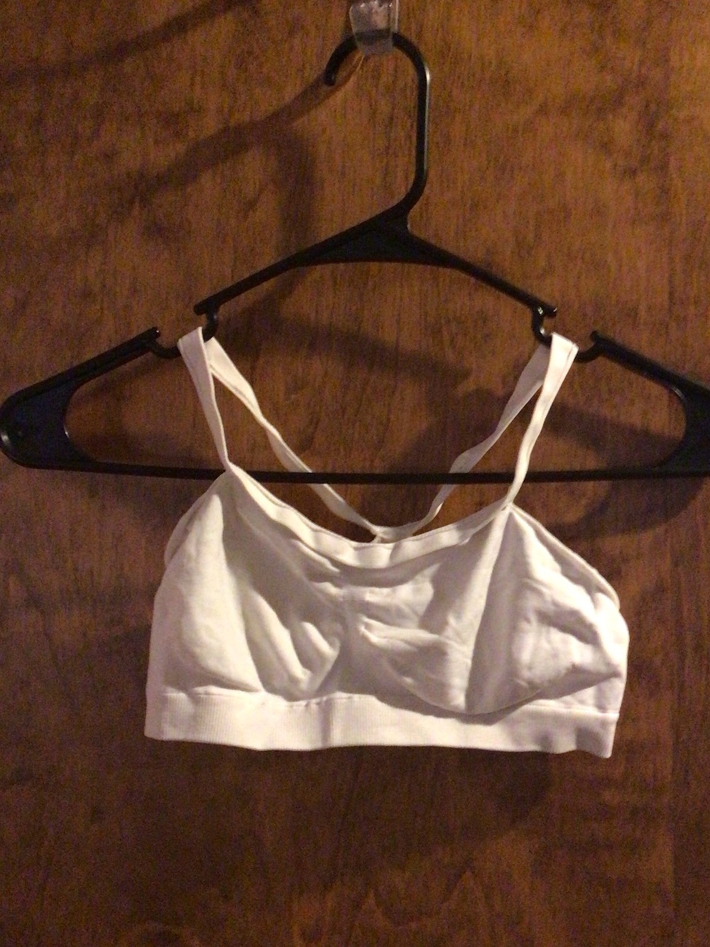 barely there White Seamless Cotton Bralette